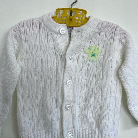 Vintage 50s Cradleknit baby toddler cardigan sweater - Picture 3 of 7